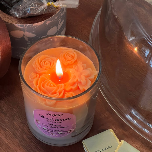 Bliss & Bloom Dual Scented Candle