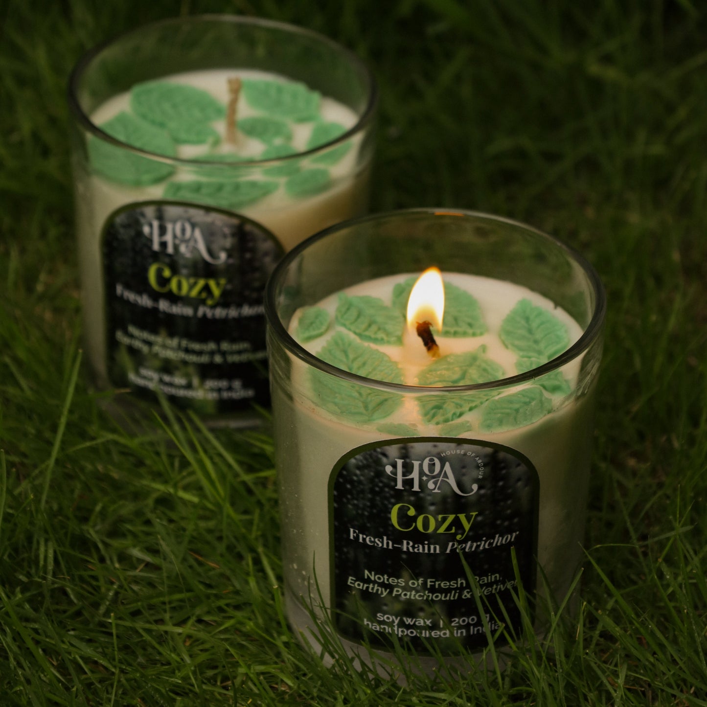 Cozy Candle- Smell of Rain | Petrichor Fragrance