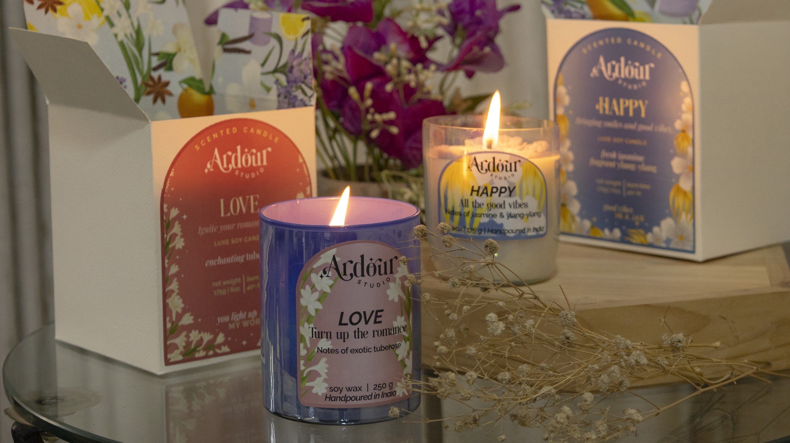Love Scented Mood Candles