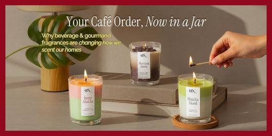 Cafe scent style scented candles