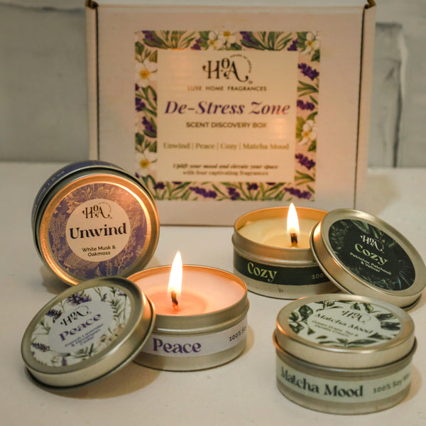 Scent Discovery Set  |  De-Stress Zone